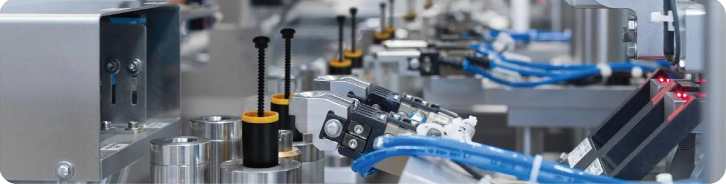 Fixtures and components at an assembly station